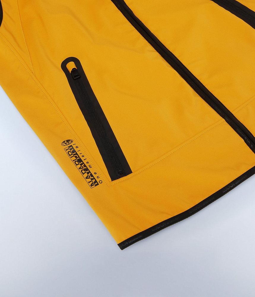 Napapijri Lorze Vest Gilet Heren Oranje | BQIWMPS-83