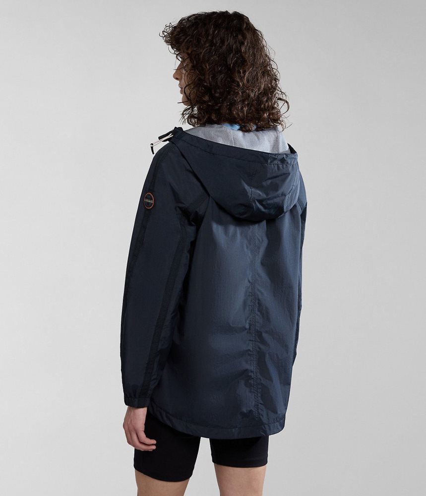 Napapijri Makay Windbreaker Windjak Dames Zwart | ODRAIFQ-25