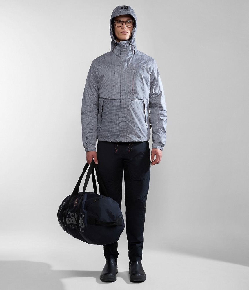 Napapijri Makay Windbreaker with Dyneema Windjak Heren Grijs | XYSJBNF-84