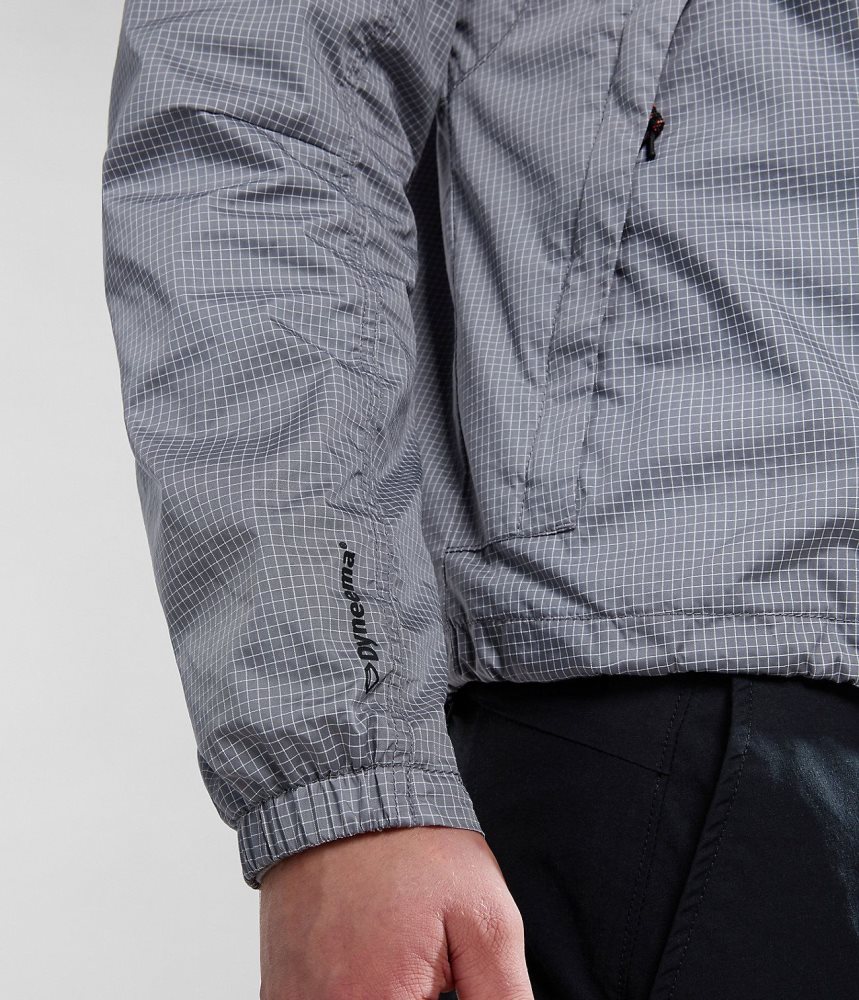 Napapijri Makay Windbreaker with Dyneema Windjak Heren Grijs | XYSJBNF-84