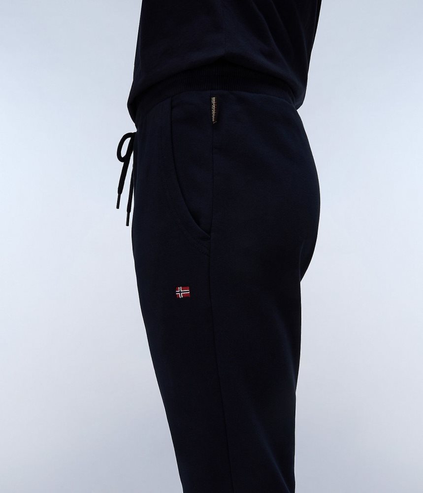 Napapijri Malis Fleece Trousers Joggingbroek Heren Donkerblauw | LDGOKCI-73