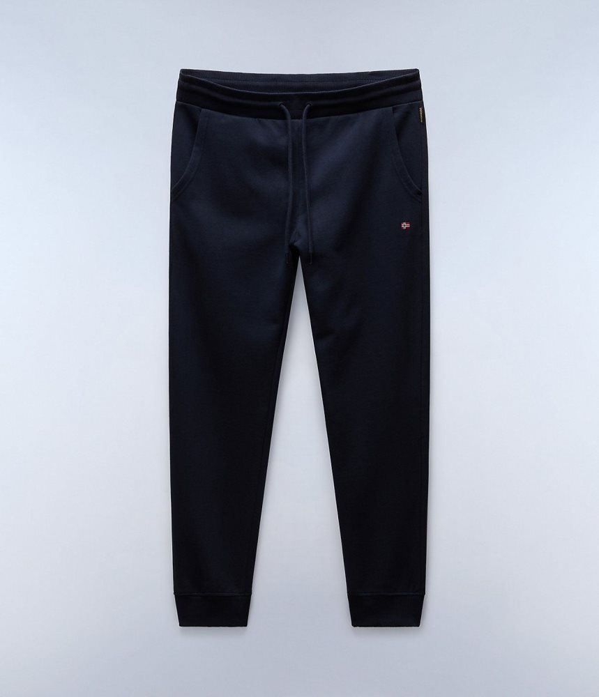 Napapijri Malis Fleece Trousers Joggingbroek Heren Donkerblauw | LDGOKCI-73