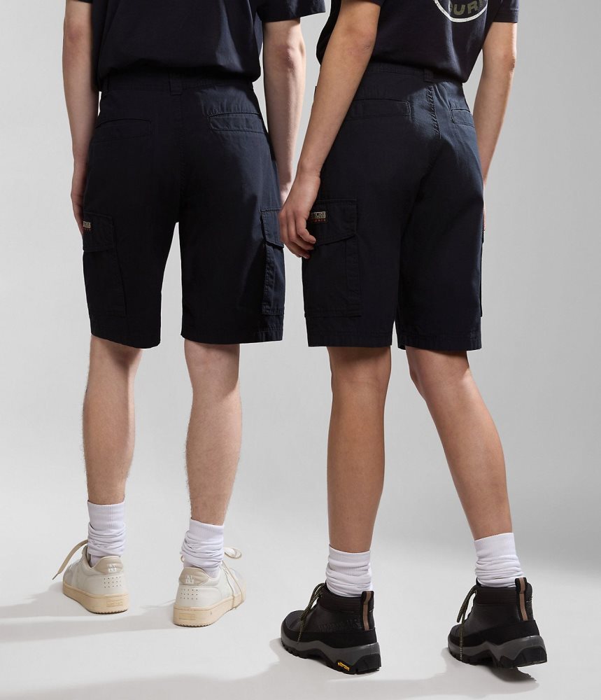 Napapijri Maranon Bermuda Shorts Korte Broek Heren Zwart | EVQBCDL-14
