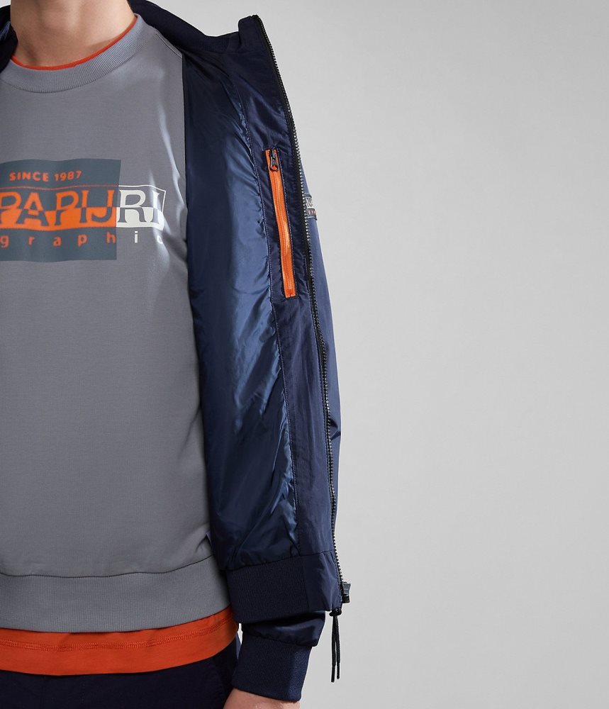 Napapijri Montavic Shell Jacket Regenjassen Heren Donkerblauw | WOAHTRQ-25