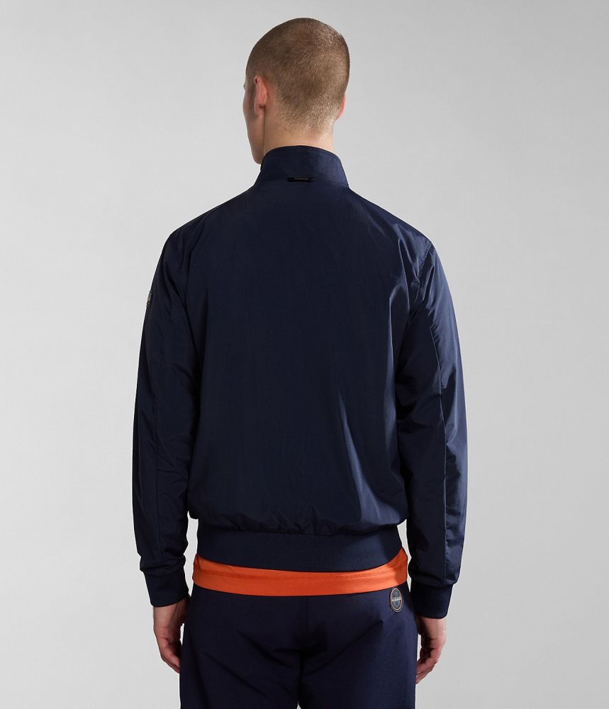 Napapijri Montavic Shell Jacket Short Jackets Heren Donkerblauw | QHOETXN-17