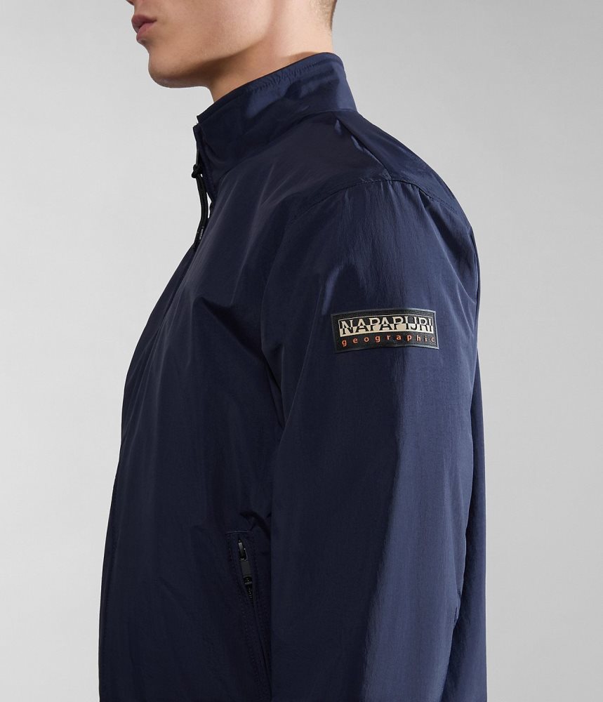 Napapijri Montavic Shell Jacket Short Jackets Heren Donkerblauw | QHOETXN-17