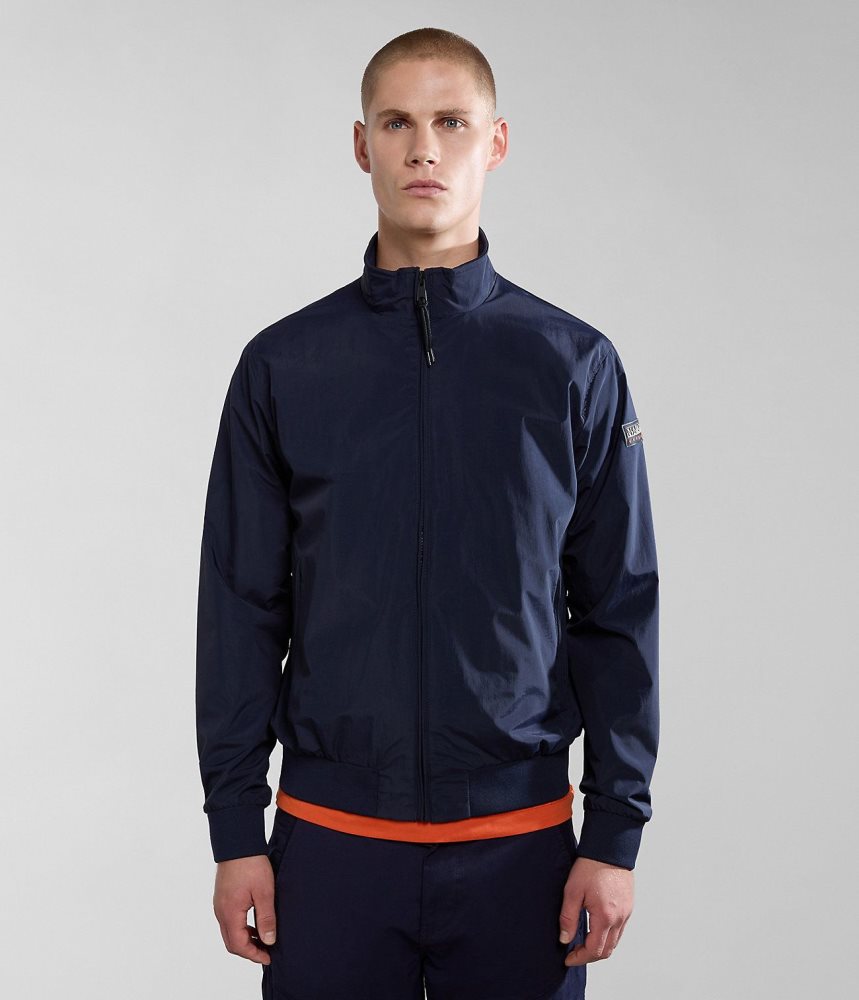 Napapijri Montavic Shell Jacket Short Jackets Heren Donkerblauw | QHOETXN-17