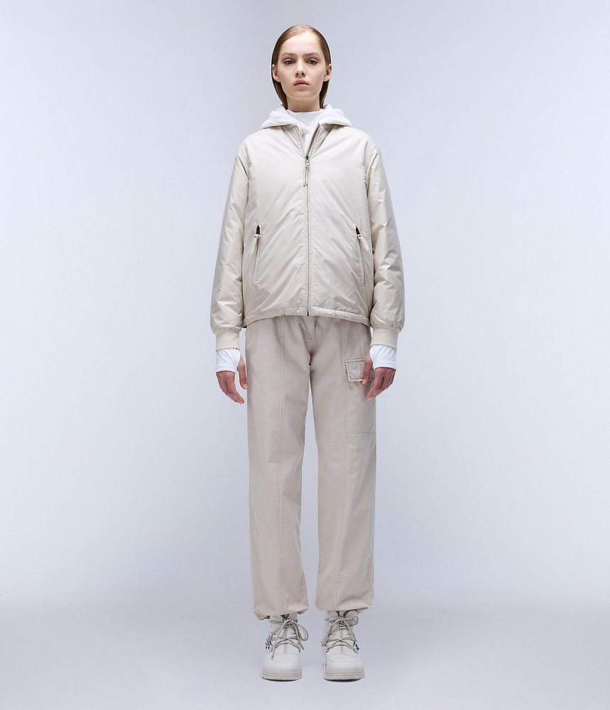 Napapijri Murg Cargo Trousers Cargo Broek Dames Beige Zilver | XJWTZSD-59