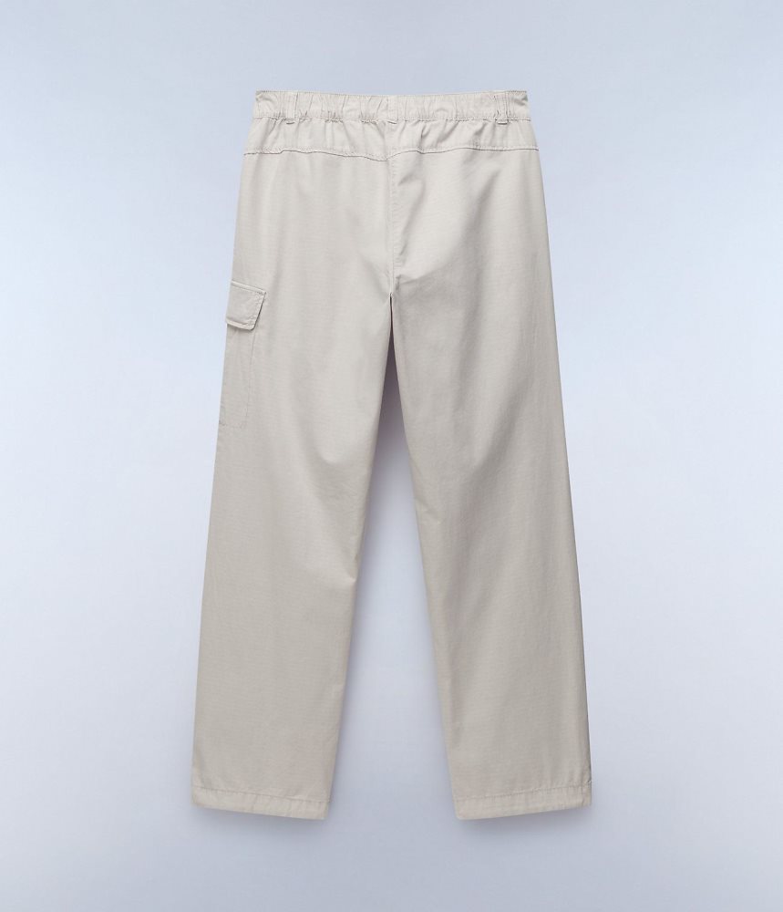 Napapijri Murg Cargo Trousers Cargo Broek Dames Beige Zilver | XJWTZSD-59