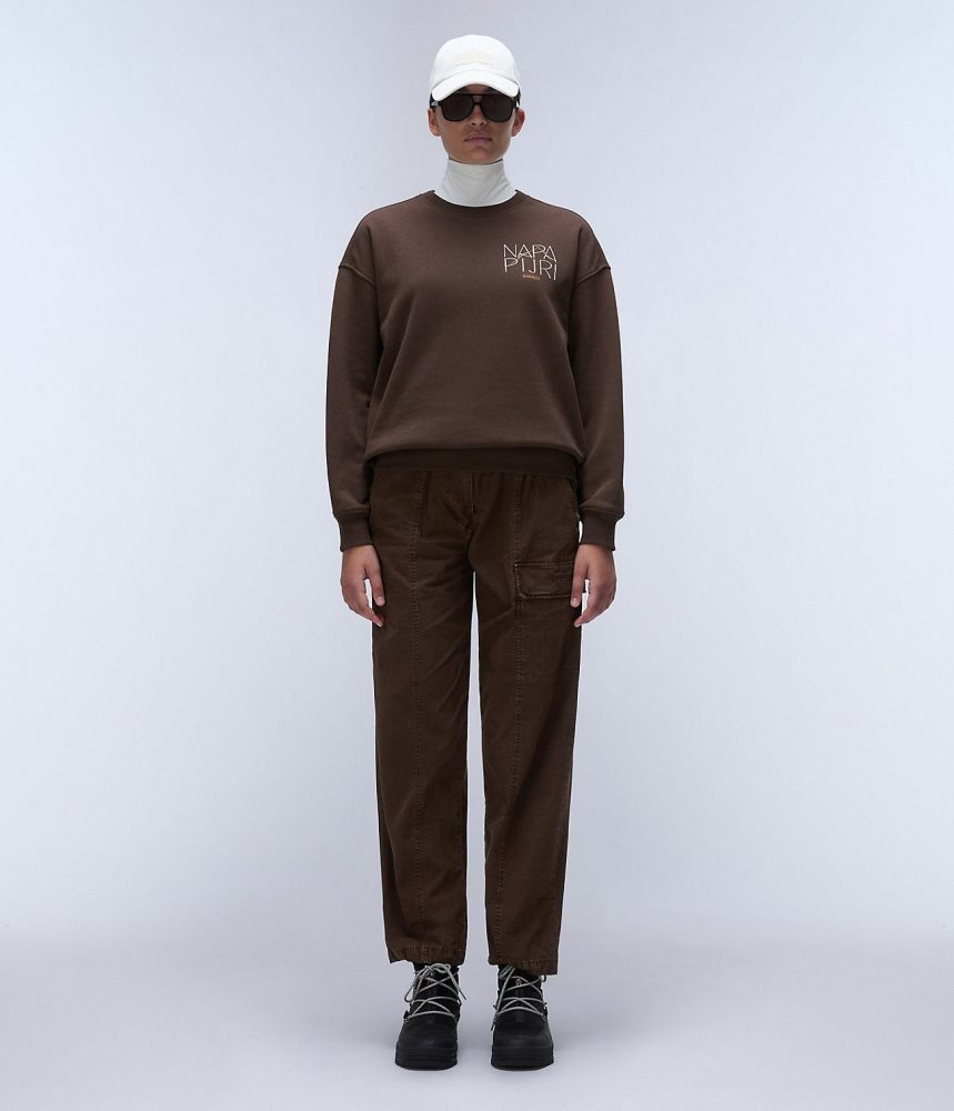 Napapijri Murg Cargo Trousers Cargo Broek Dames Bruin | QNHUEAY-78