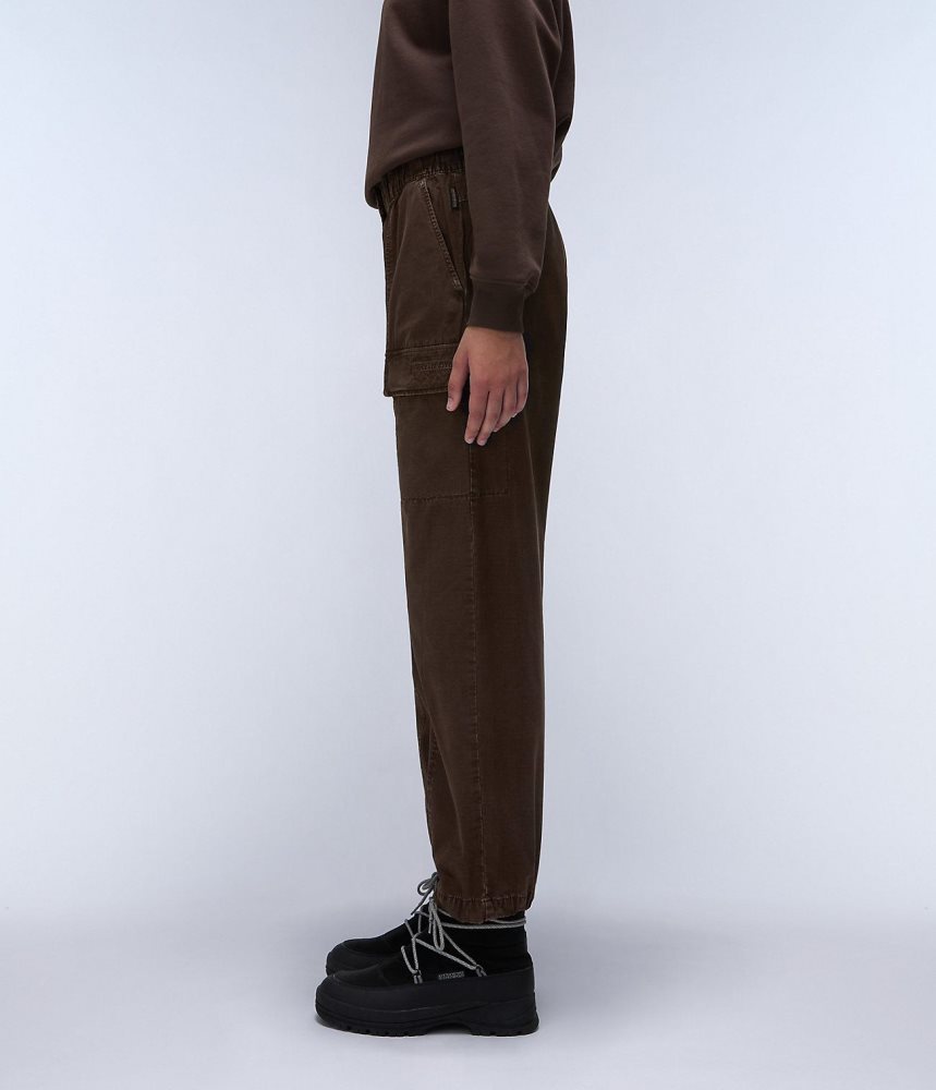 Napapijri Murg Cargo Trousers Cargo Broek Dames Bruin | QNHUEAY-78