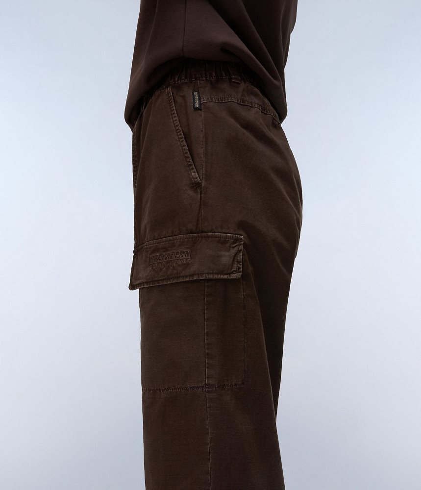 Napapijri Murg Cargo Trousers Cargo Broek Dames Bruin | QNHUEAY-78