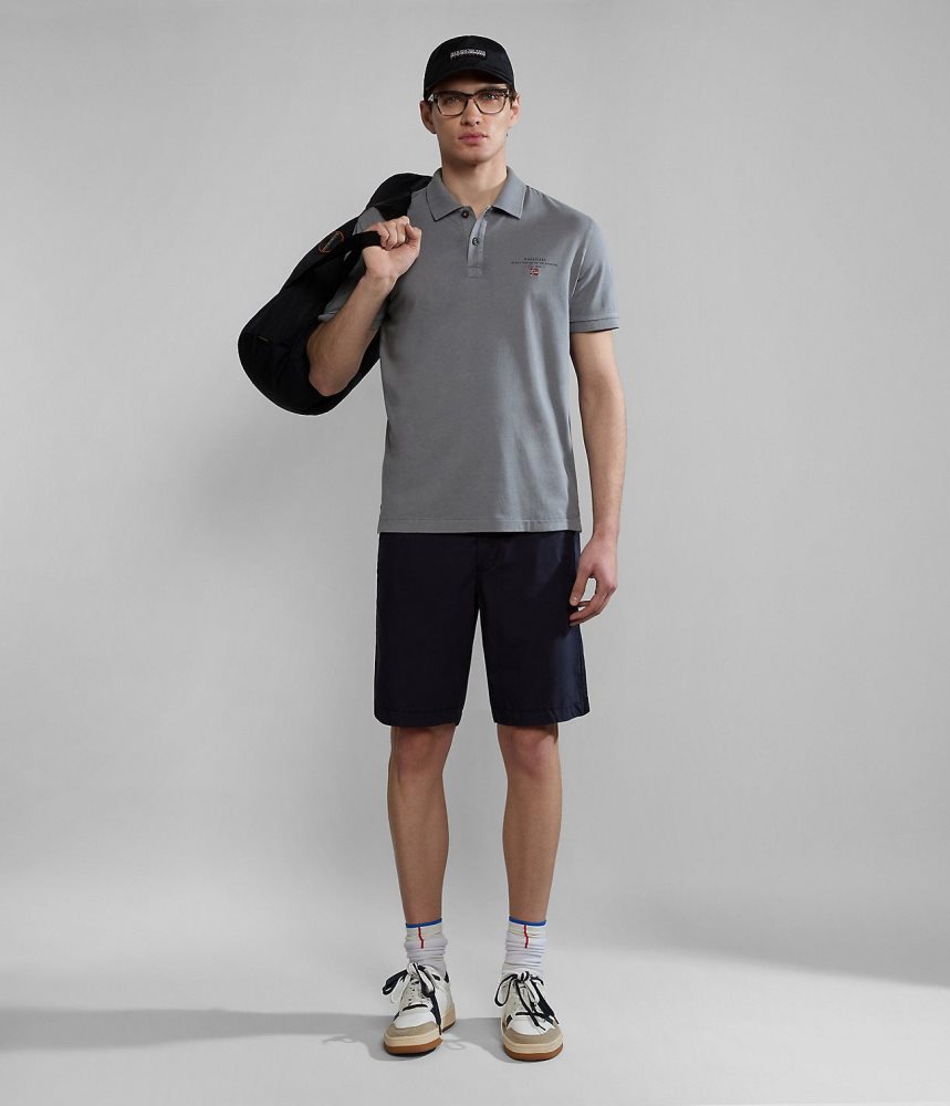 Napapijri Nakuru Bermuda Shorts Korte Broek Heren Donkerblauw | AQYHNXZ-32