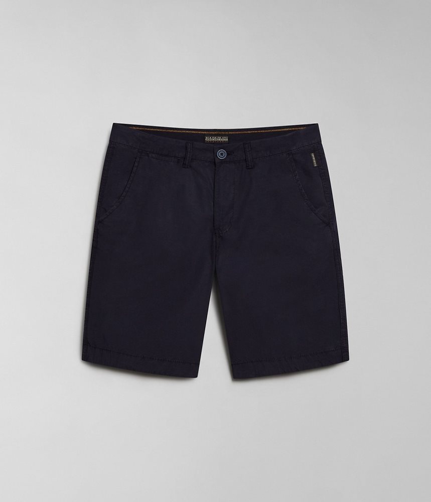 Napapijri Nakuru Bermuda Shorts Korte Broek Heren Donkerblauw | AQYHNXZ-32