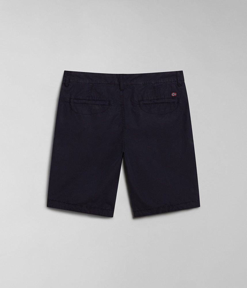 Napapijri Nakuru Bermuda Shorts Korte Broek Heren Donkerblauw | AQYHNXZ-32