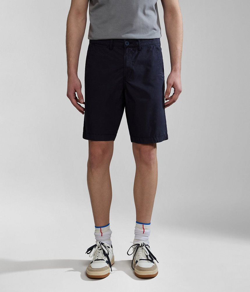 Napapijri Nakuru Bermuda Shorts Korte Broek Heren Donkerblauw | AQYHNXZ-32