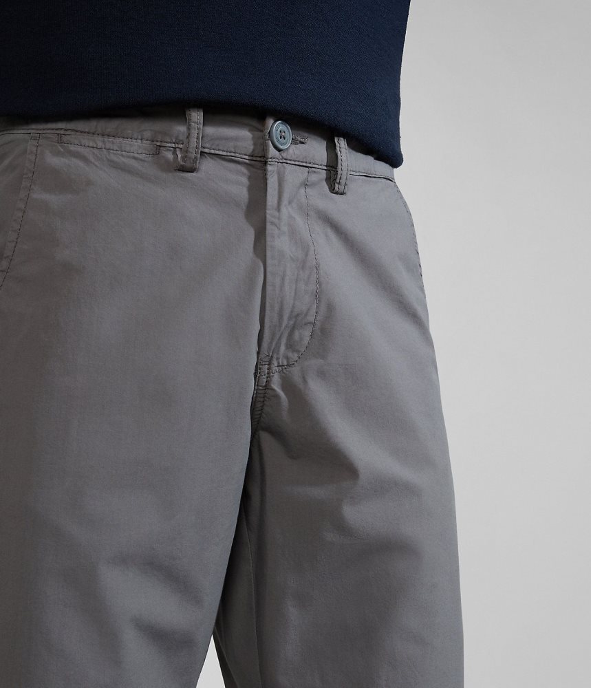 Napapijri Nakuru Bermuda Shorts Korte Broek Heren Grijs | XPDTZUJ-68