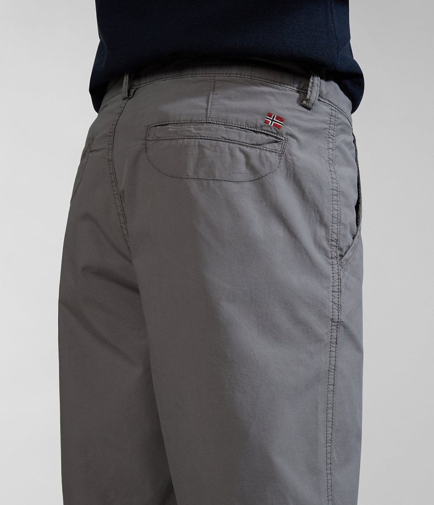 Napapijri Nakuru Bermuda Shorts Korte Broek Heren Grijs | XPDTZUJ-68