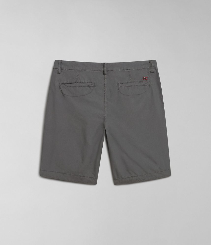 Napapijri Nakuru Bermuda Shorts Korte Broek Heren Grijs | XPDTZUJ-68