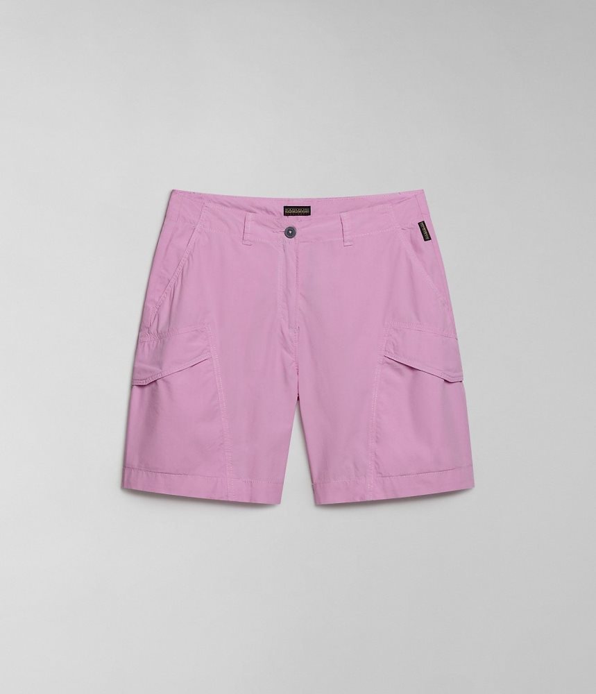 Napapijri Narin Bermuda Shorts Korte Broek Dames Roze | VLSRAYJ-84