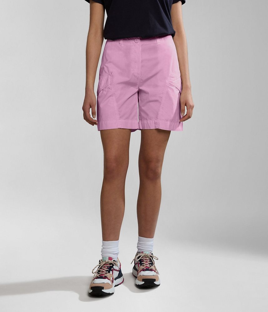 Napapijri Narin Bermuda Shorts Korte Broek Dames Roze | VLSRAYJ-84