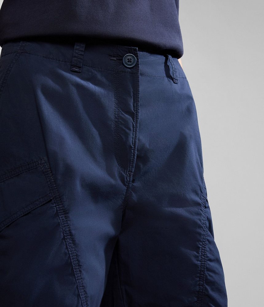 Napapijri Narin Bermuda Shorts Korte Broek Dames Donkerblauw | SWKPXUA-56