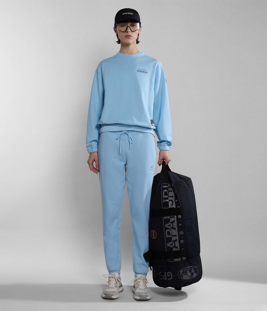 Napapijri Nina Summer Joggers Joggingbroek Dames Lichtblauw | XKNTVAH-28