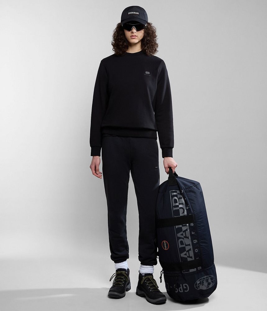 Napapijri Nina Summer Sweatshirt Sweatshirts Dames Zwart | IWVTLNZ-83
