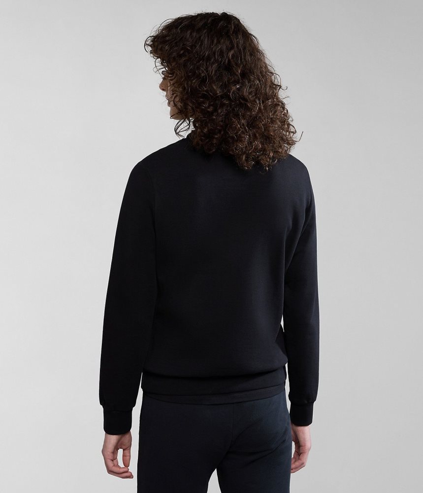 Napapijri Nina Summer Sweatshirt Sweatshirts Dames Zwart | IWVTLNZ-83