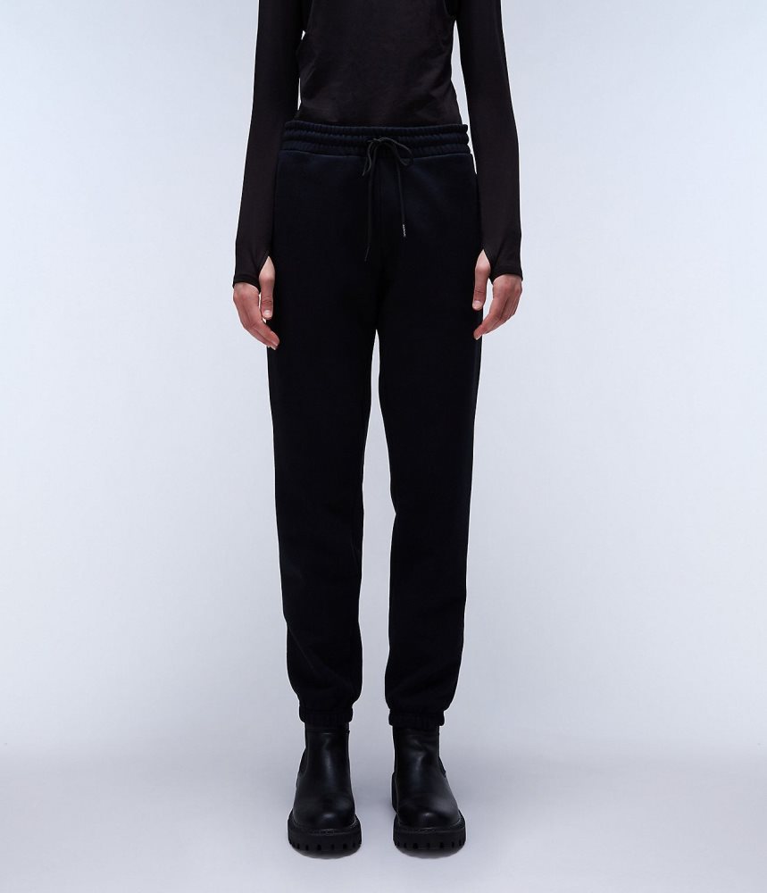 Napapijri Nina Winter Joggers Joggingbroek Dames Zwart | VIEBKGD-96