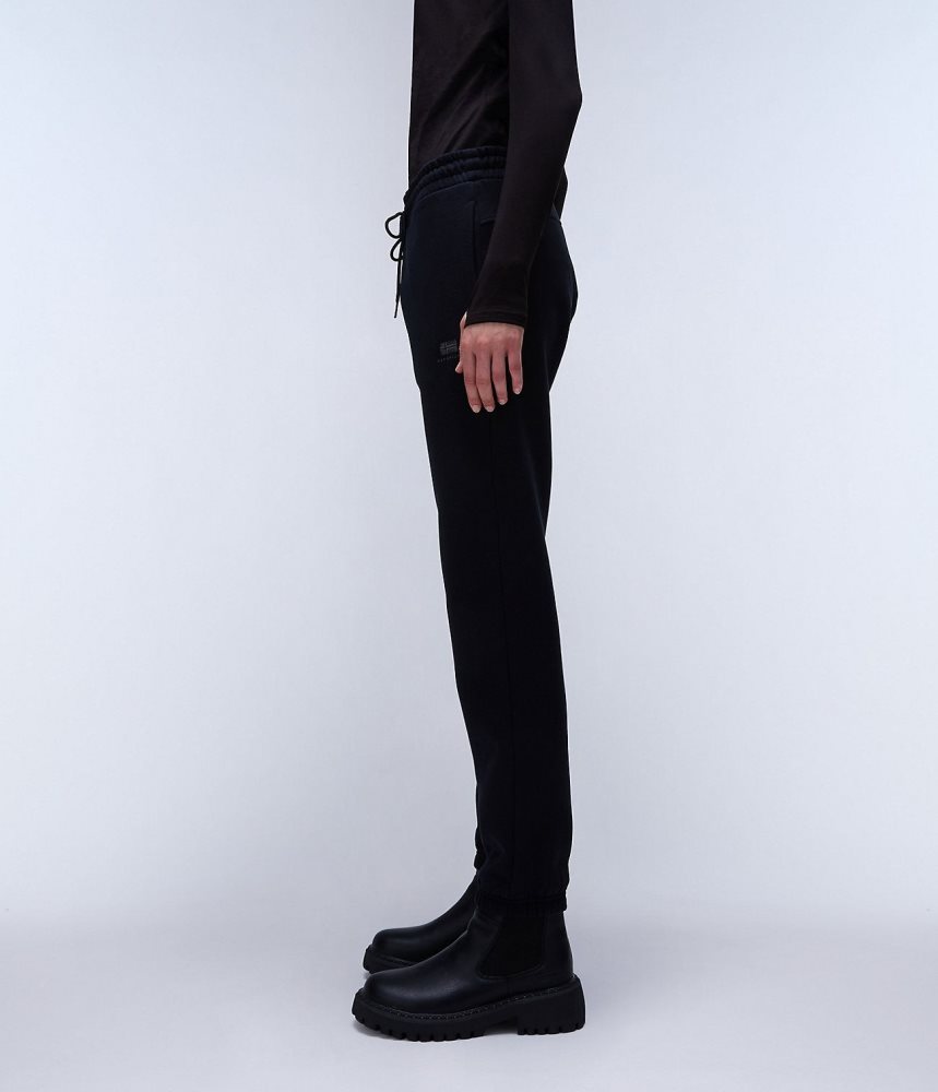 Napapijri Nina Winter Joggers Joggingbroek Dames Zwart | VIEBKGD-96