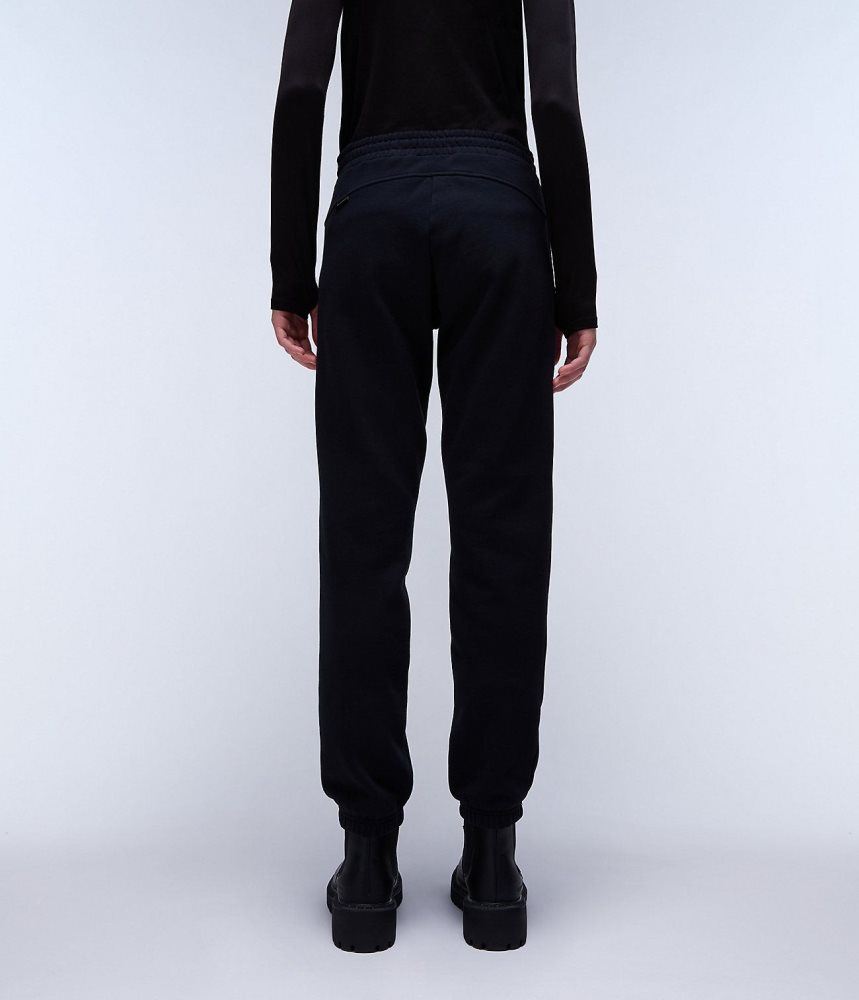 Napapijri Nina Winter Joggers Joggingbroek Dames Zwart | VIEBKGD-96
