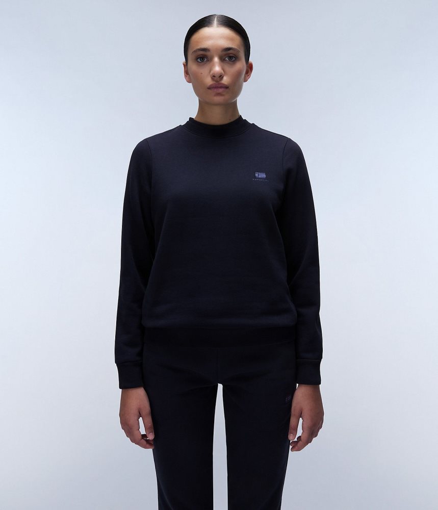 Napapijri Nina Winter Sweatshirt Sweatshirts Dames Donkerblauw | NEHKFIC-51