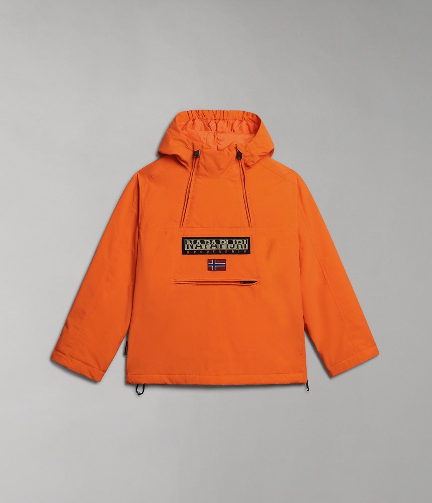 Napapijri Northfarer Winter Anorak Jacket (4-16 YEARS) Anoraks Kinderen Oranje Rood | SIDTANX-03