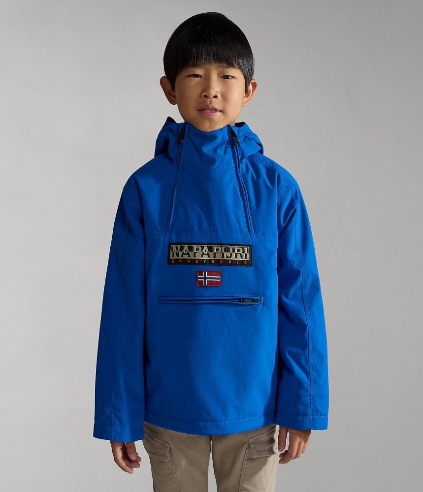 Napapijri Northfarer Winter Anorak Jacket (4-16 YEARS) Anoraks Kinderen Lichtblauw | PZJIKTG-12