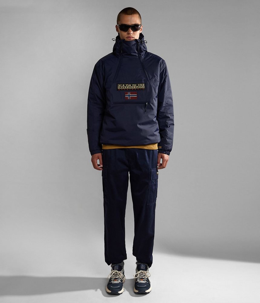 Napapijri Northfarer Winter Anorak Jacket Anoraks Heren Donkerblauw | PRUJWIX-72
