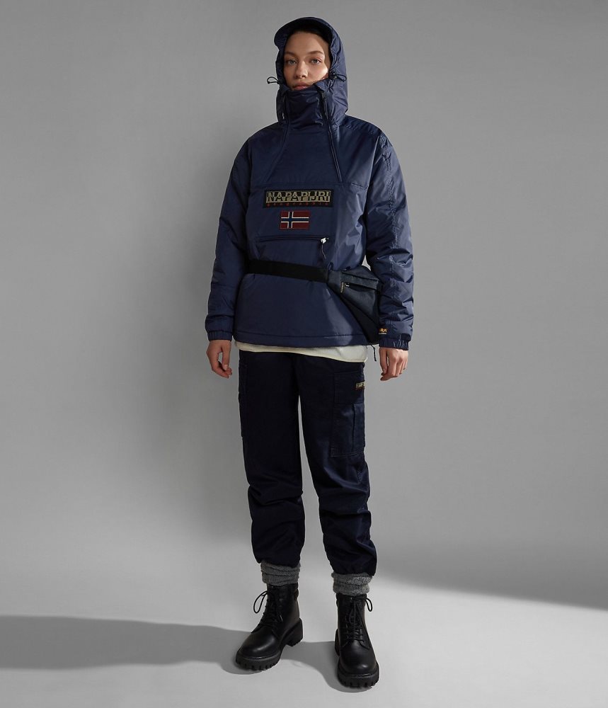 Napapijri Northfarer Winter Anorak Jacket Anoraks Heren Donkerblauw | PRUJWIX-72