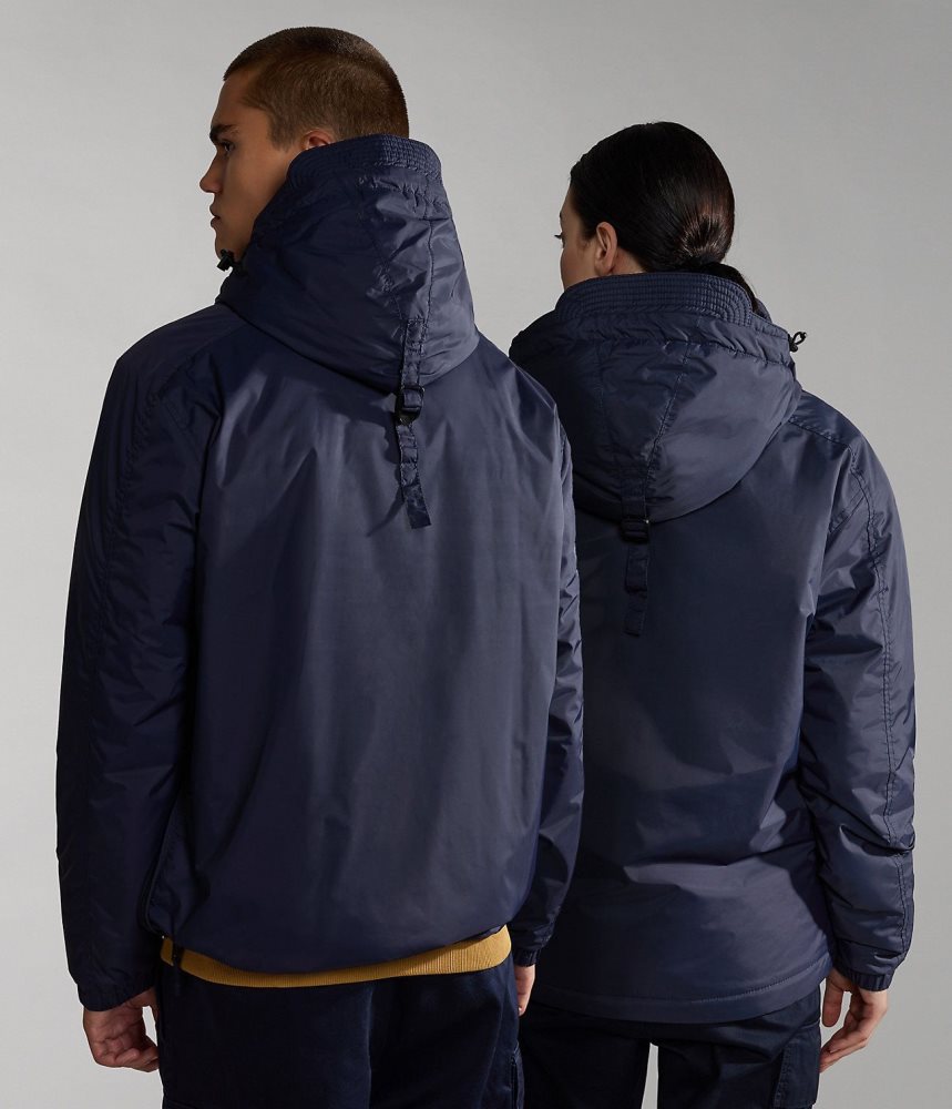 Napapijri Northfarer Winter Anorak Jacket Anoraks Heren Donkerblauw | PRUJWIX-72