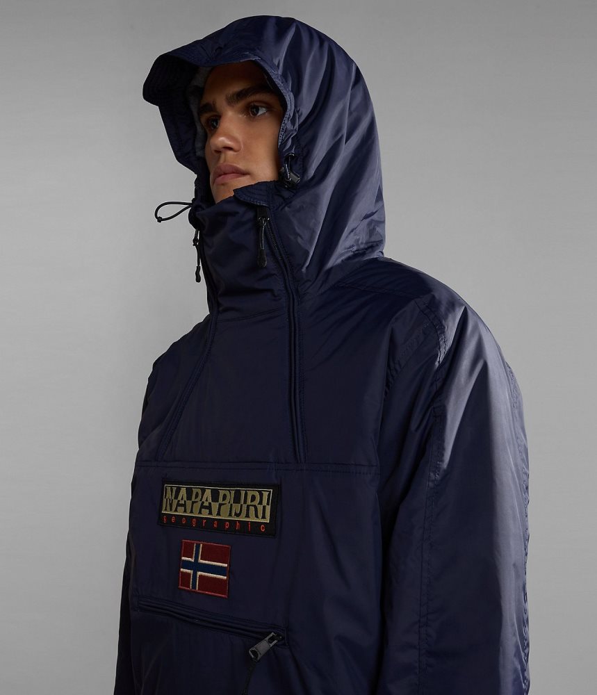 Napapijri Northfarer Winter Anorak Jacket Anoraks Heren Donkerblauw | PRUJWIX-72