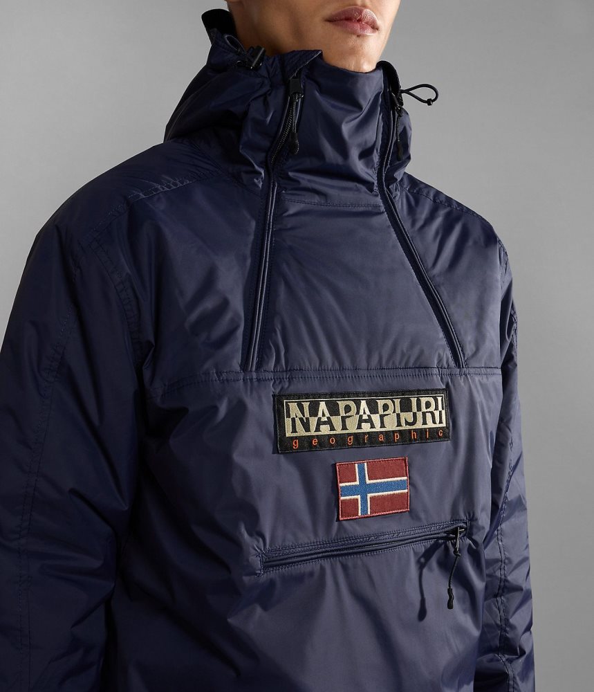 Napapijri Northfarer Winter Anorak Jacket Anoraks Heren Donkerblauw | PRUJWIX-72