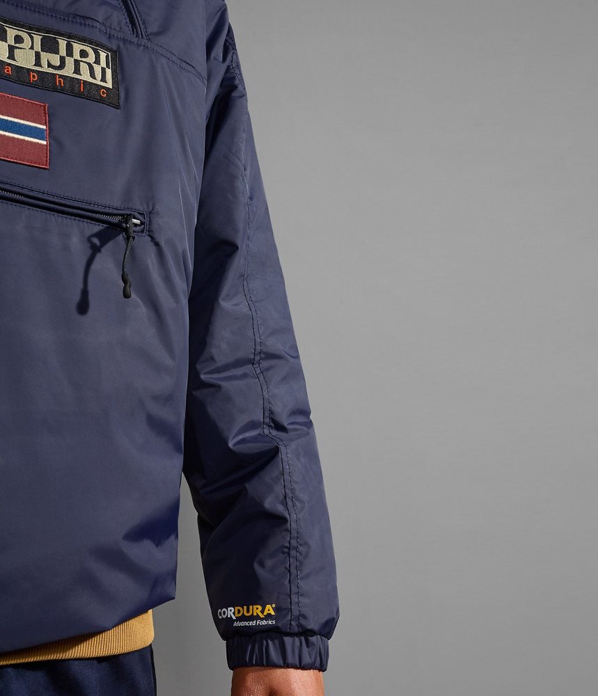 Napapijri Northfarer Winter Anorak Jacket Anoraks Heren Donkerblauw | PRUJWIX-72