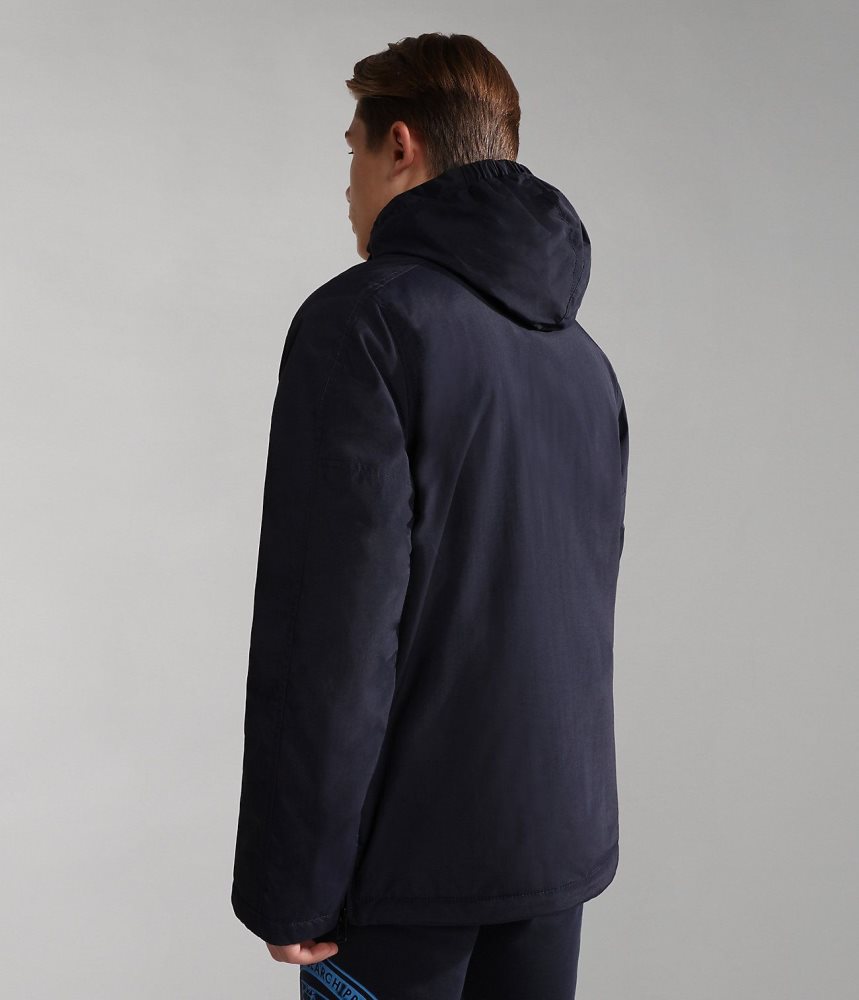 Napapijri Northfarer Winter Anorak Jacket (4-16 YEARS) Anoraks Kinderen Donkerblauw | PDLQSZI-91