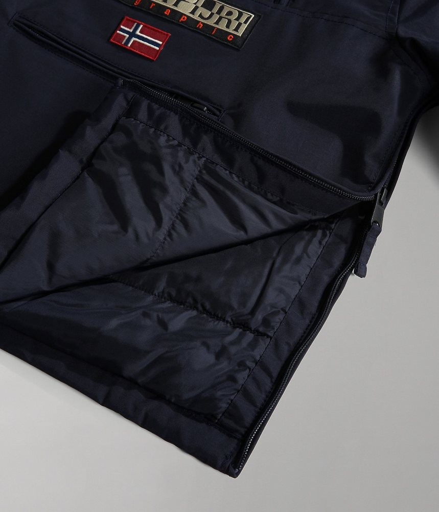 Napapijri Northfarer Winter Anorak Jacket (4-16 YEARS) Regenjassen Kinderen Donkerblauw | NEFWMLC-37