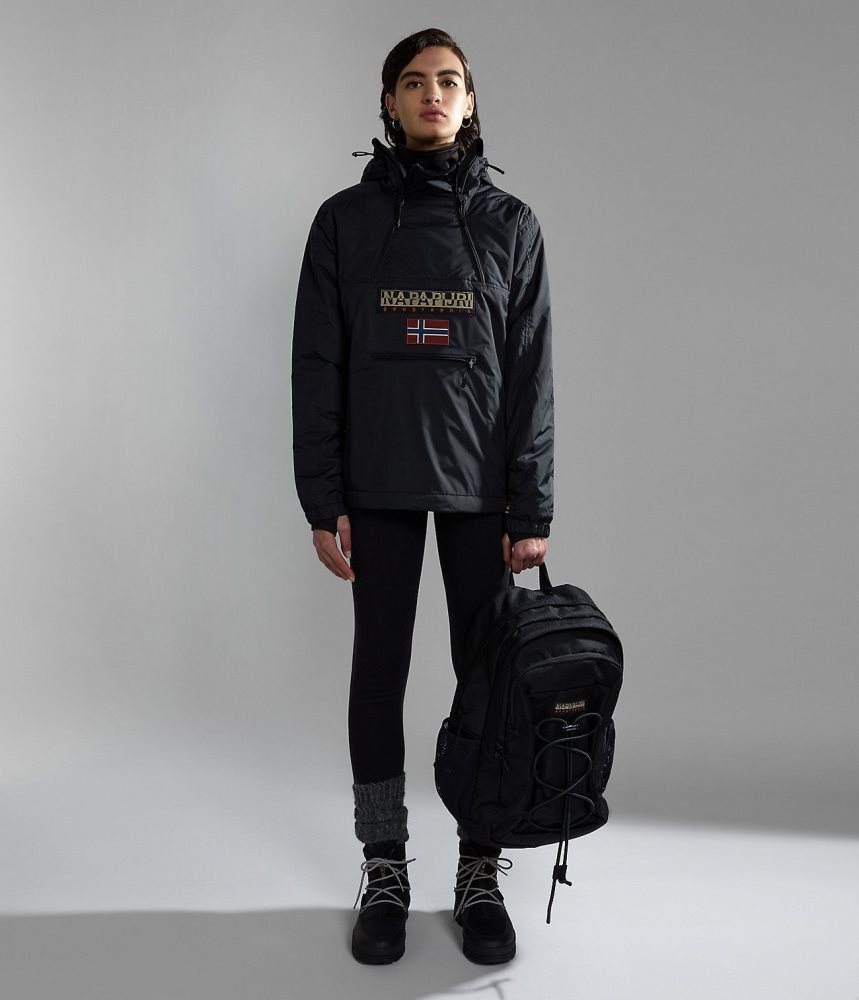 Napapijri Northfarer Winter Anorak Jacket Anoraks Heren Zwart | ZBSNAVO-28