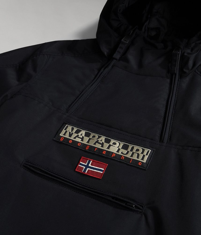 Napapijri Northfarer Winter Anorak Jacket (4-16 YEARS) Anoraks Kinderen Zwart | FDNVRYZ-48
