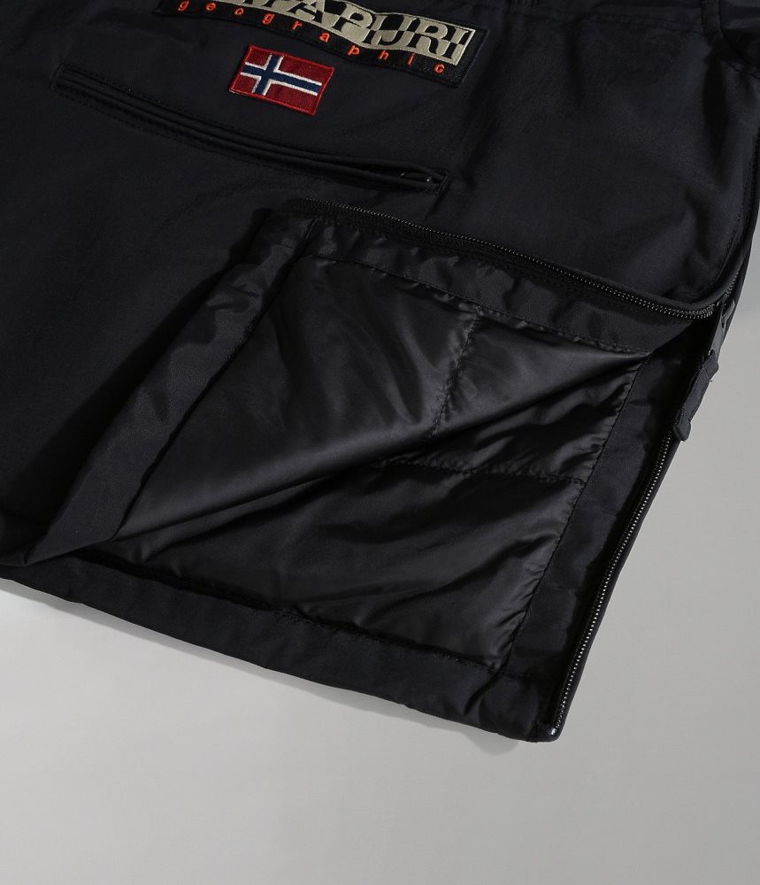 Napapijri Northfarer Winter Anorak Jacket (4-16 YEARS) Anoraks Kinderen Zwart | FDNVRYZ-48