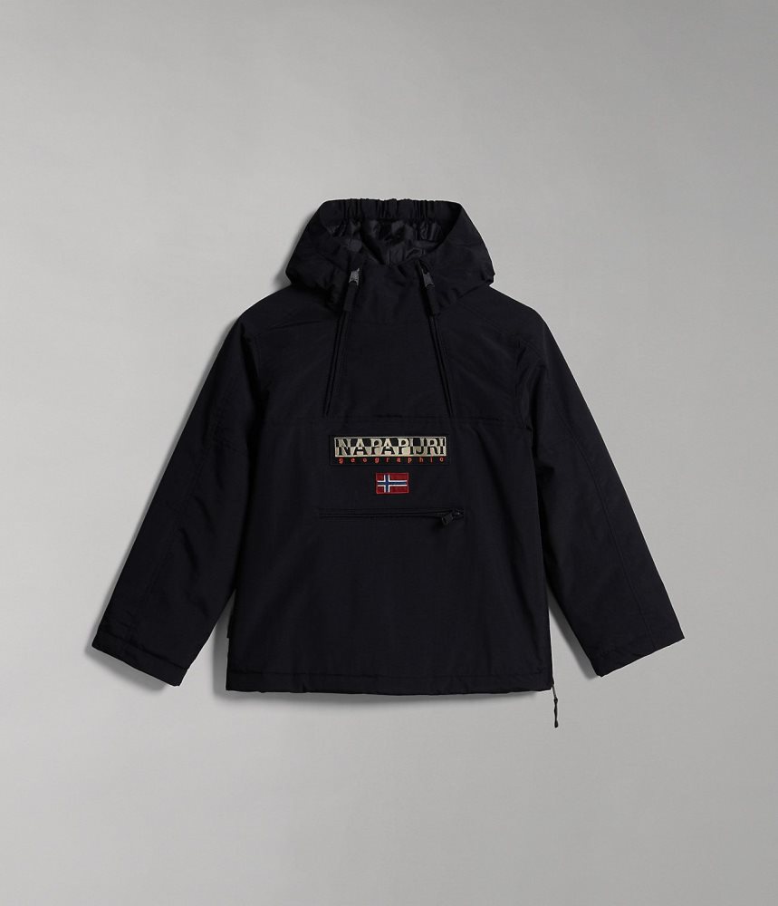 Napapijri Northfarer Winter Anorak Jacket (4-16 YEARS) Anoraks Kinderen Zwart | FDNVRYZ-48