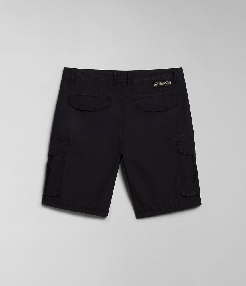 Napapijri Noto Bermuda Shorts Korte Broek Heren Zwart | XWYAZLF-58