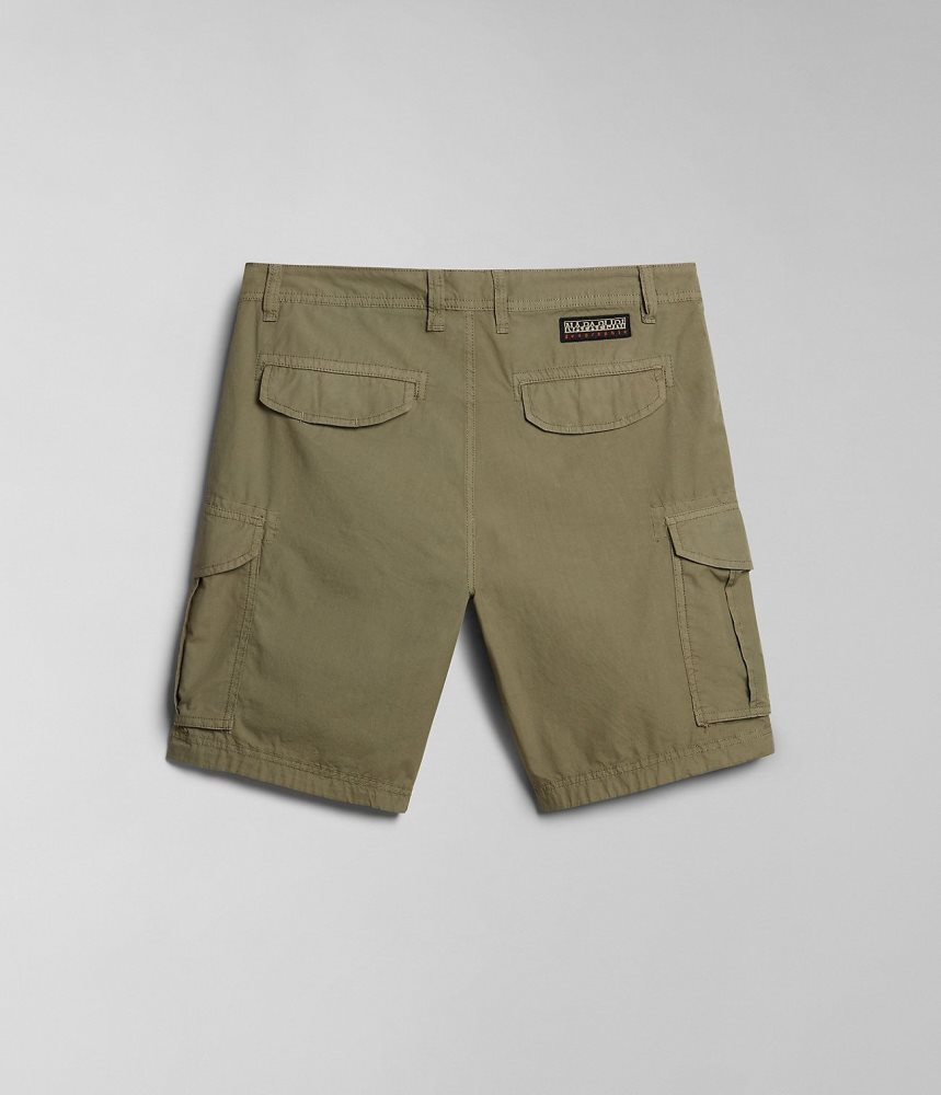 Napapijri Noto Bermuda Shorts Korte Broek Heren Groen | KEFWMLG-68