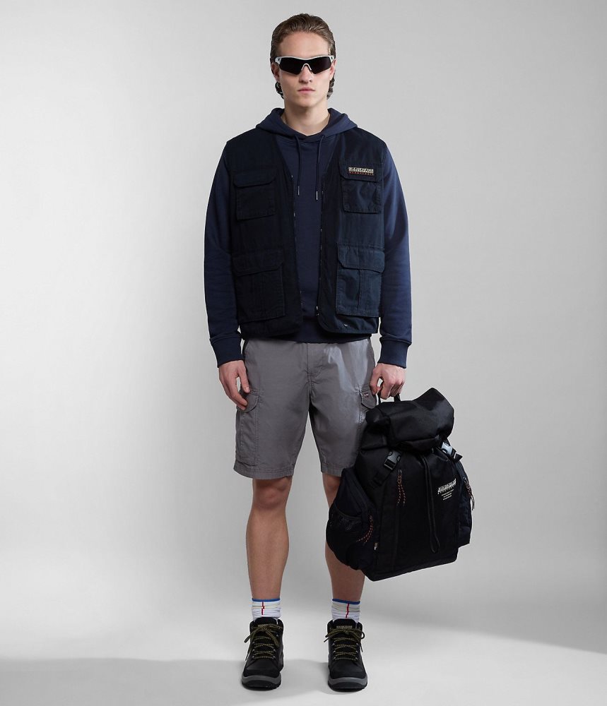 Napapijri Noto Bermuda Shorts Korte Broek Heren Grijs | ISHGRPO-90